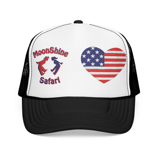 MoonShine Safari America Pride Foam Trucker Hat