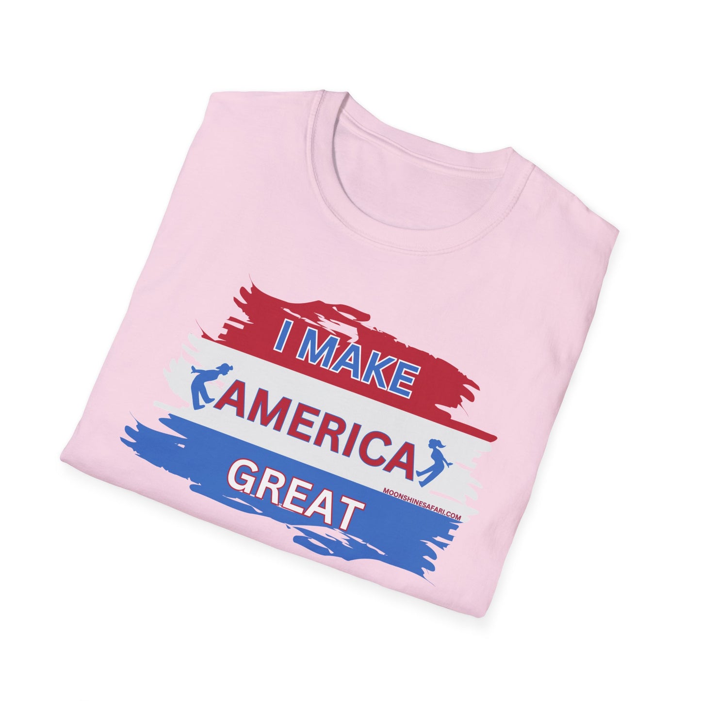 MoonShine Safari "I MAKE AMERICA GREAT" Unisex Softstyle T-Shirt