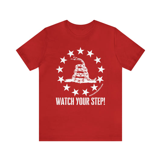 MoonShine Safar Watch Your Step Unisex Jersey Short Sleeve Tee