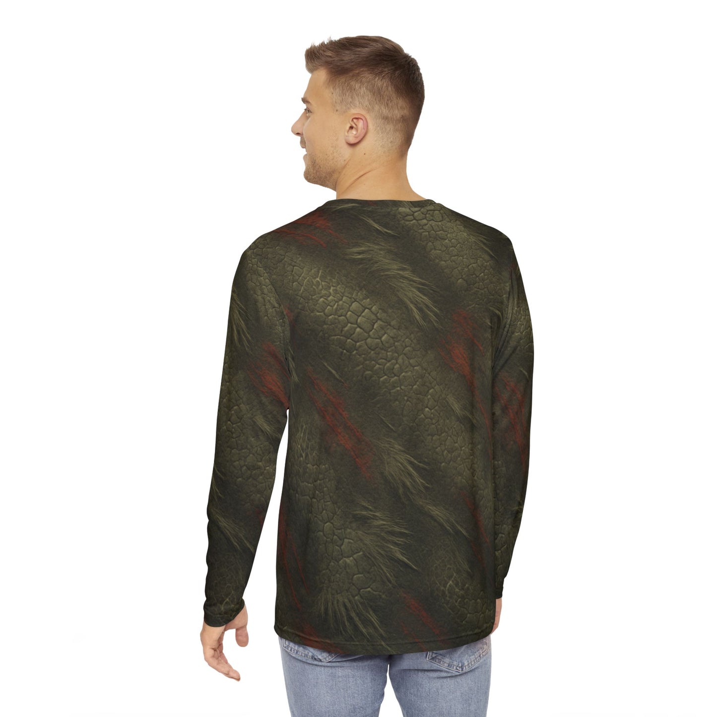 MoonShine Safari Cryptid Camo Collection [El Chupa] Unisex Performance Long Sleeve Shirt