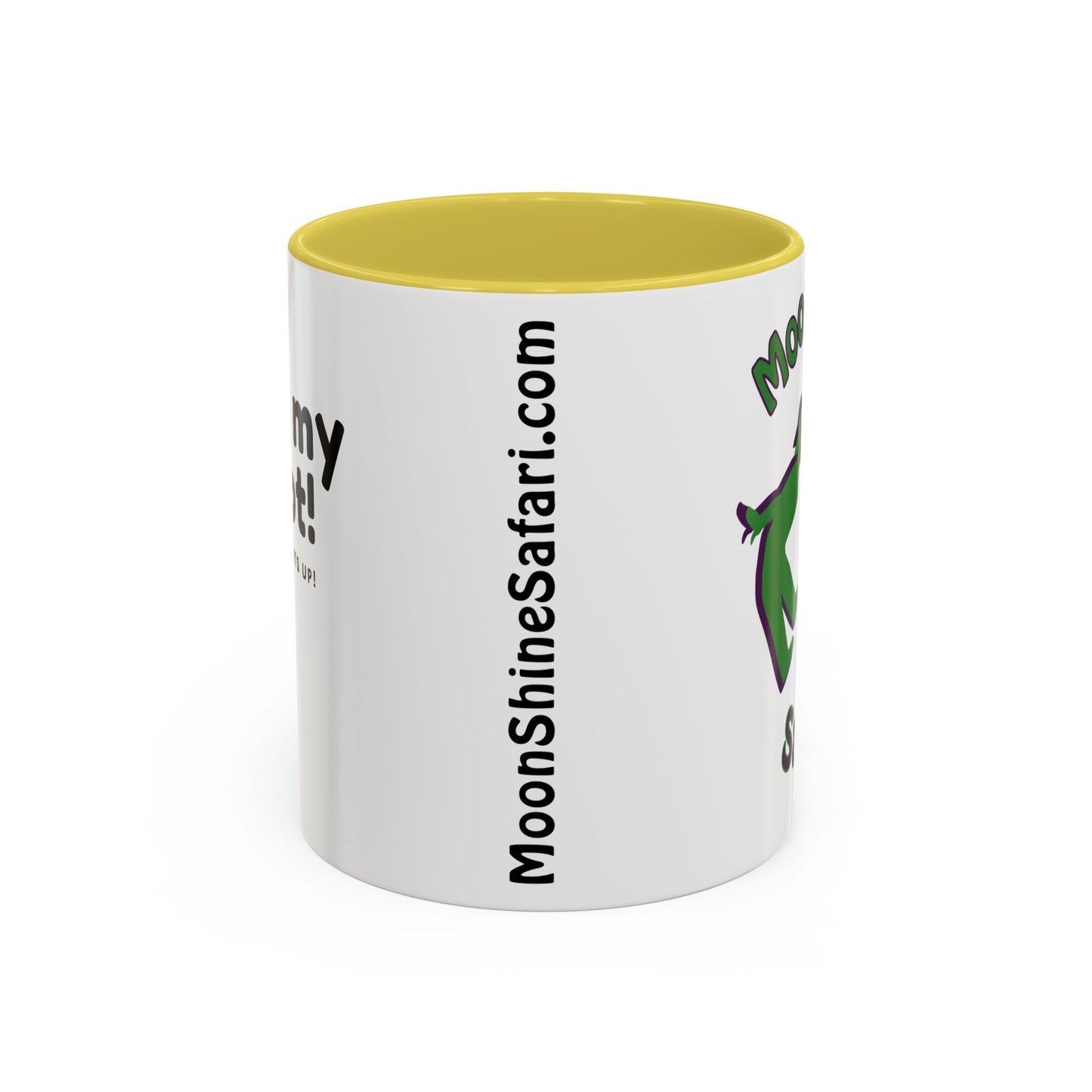 MoonShine Safari "Kiss my foot!" Colorful Mugs (11oz, 15oz)