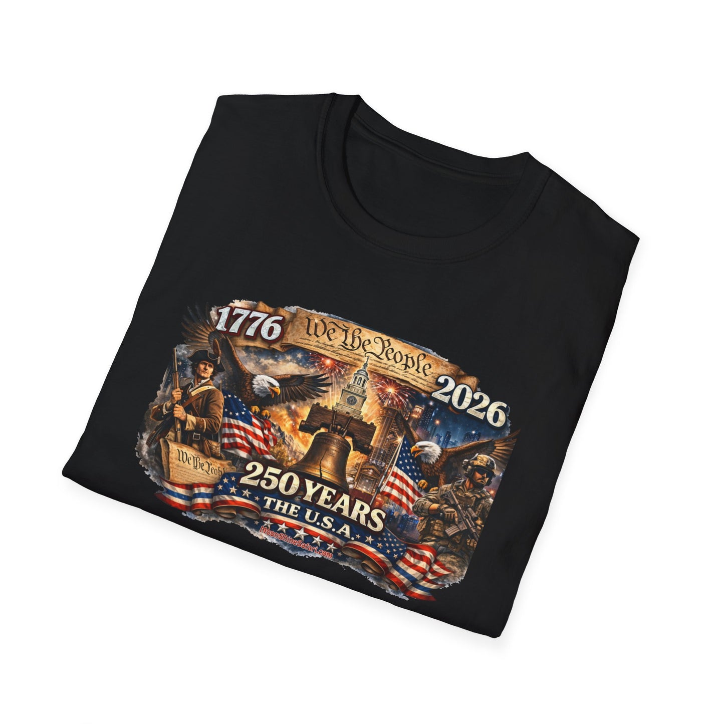 MoonShine Safari 250 Year USA Unisex Softstyle T-Shirt