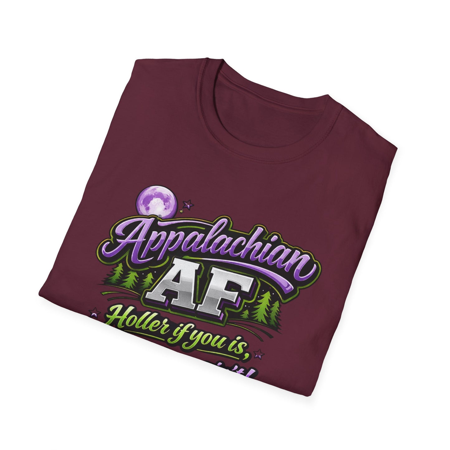 MoonShine Safari "Appalachian AF" Unisex Softstyle T-Shirt