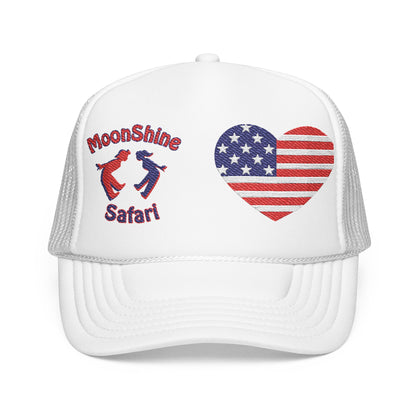 MoonShine Safari America Pride Foam Trucker Hat