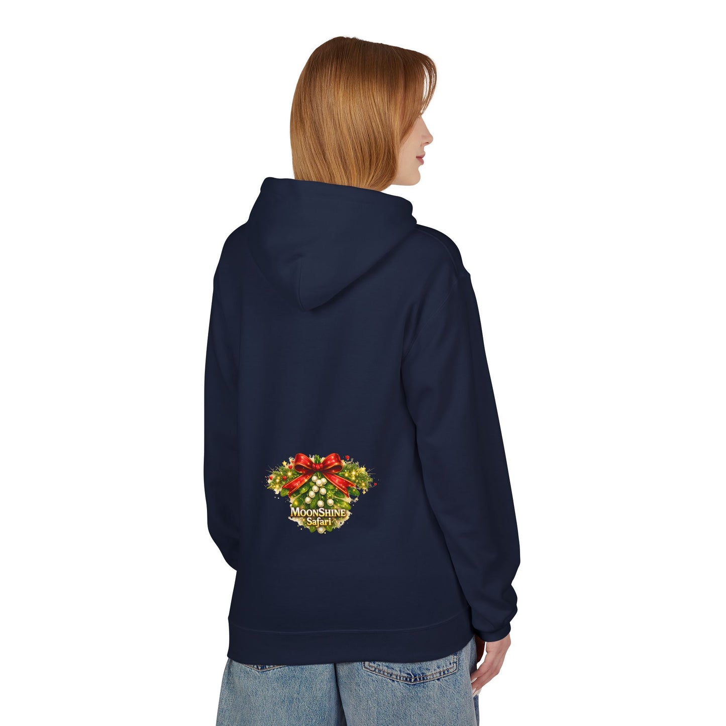 MoonShine Safari "Merry Chismyass!" Unisex Midweight Softstyle Fleece Hoodie