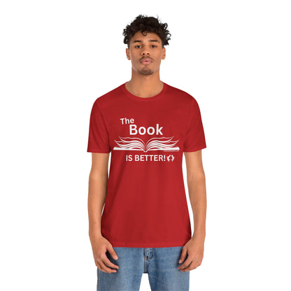 MoonShine Safari "The Book IS BETTER" Unisex Jersey Short Sleeve Tee