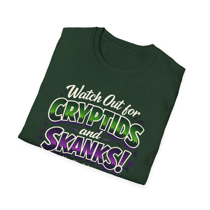 MoonShine Safari "Cryptids & Skanks" Unisex Softstyle T-Shirt