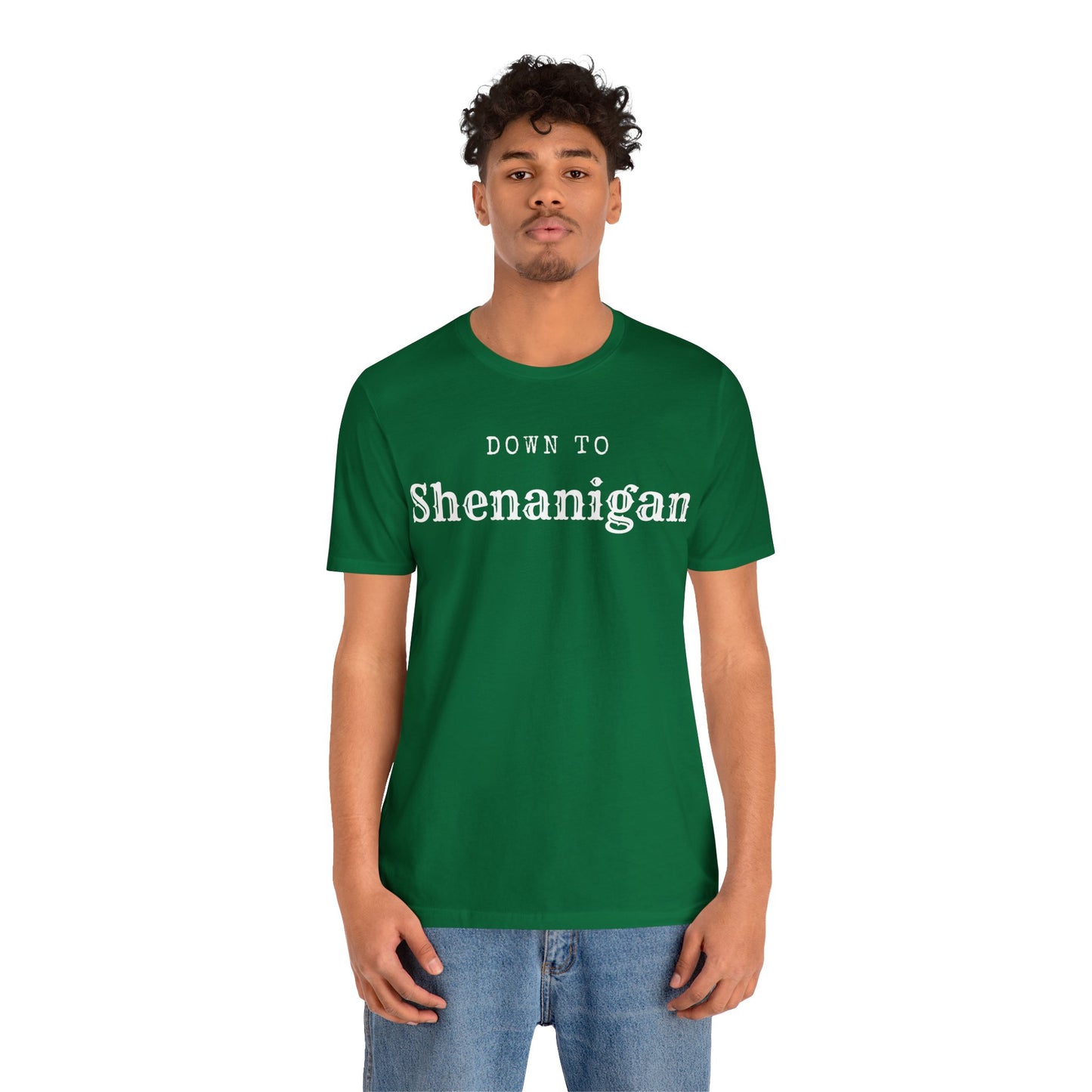 MoonShine Safari " Down to Shenanigan!" Unisex Jersey Short Sleeve Tee