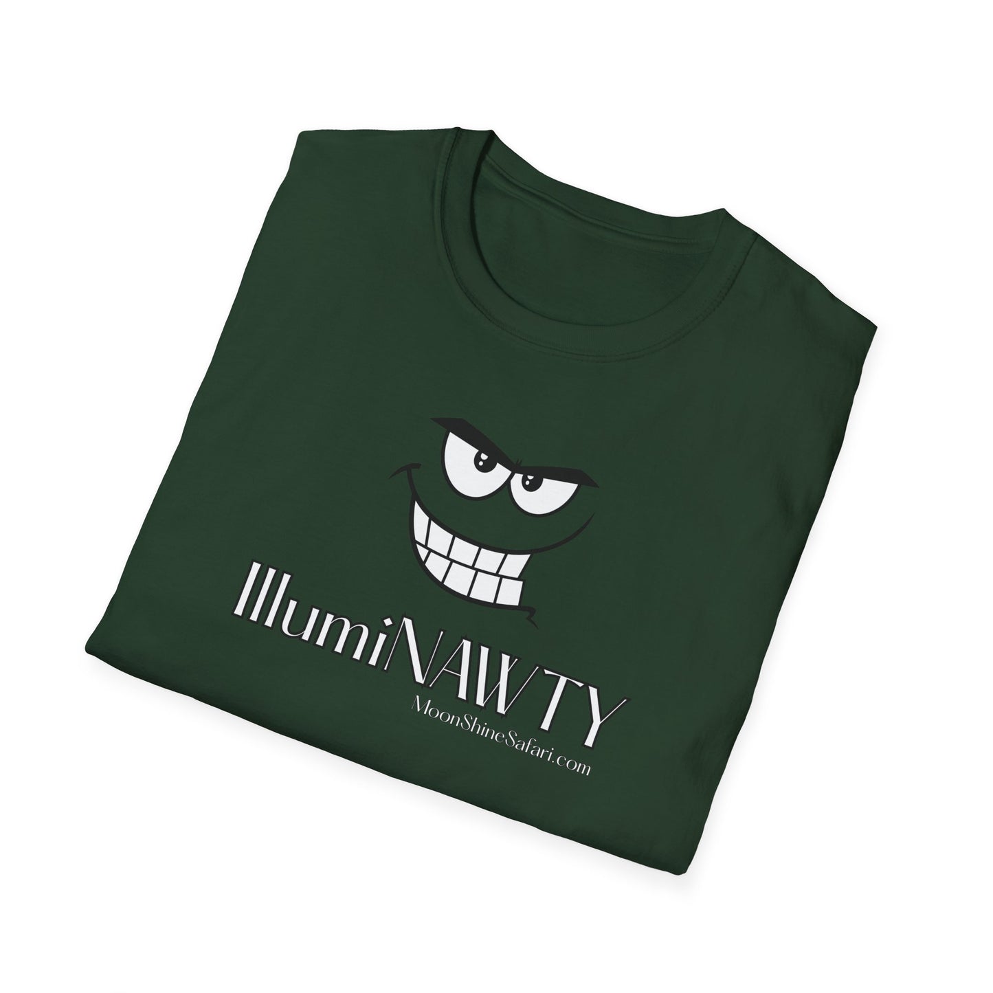 MoonShine Safari "IllumiNAWTY" Unisex Softstyle Humor T-Shirt
