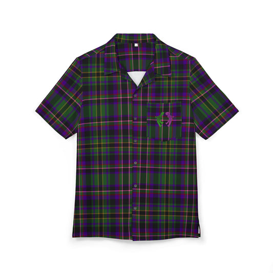 MoonShine Safari Tartan Design Camp Shirt