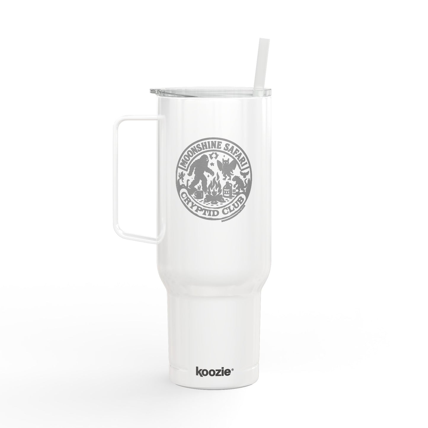 MoonShine Safari Cryptid Club Insulated Engraved Tumbler with Lid, 40oz