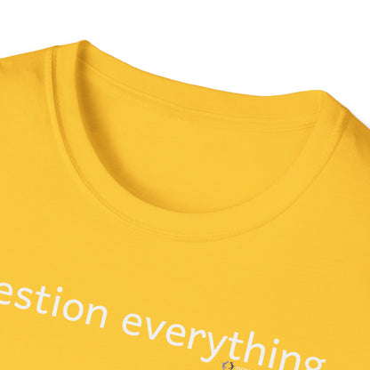 MoonShine Safari 'question everything" Unisex Softstyle T-Shirt