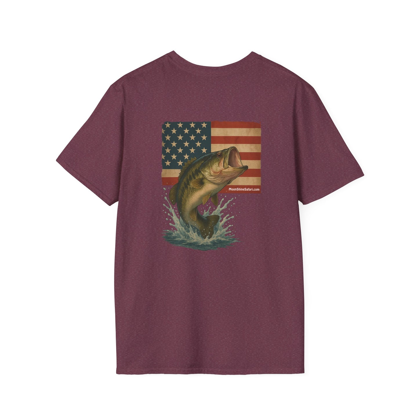MoonShine Safari "American Bass" Unisex Softstyle T-Shirt