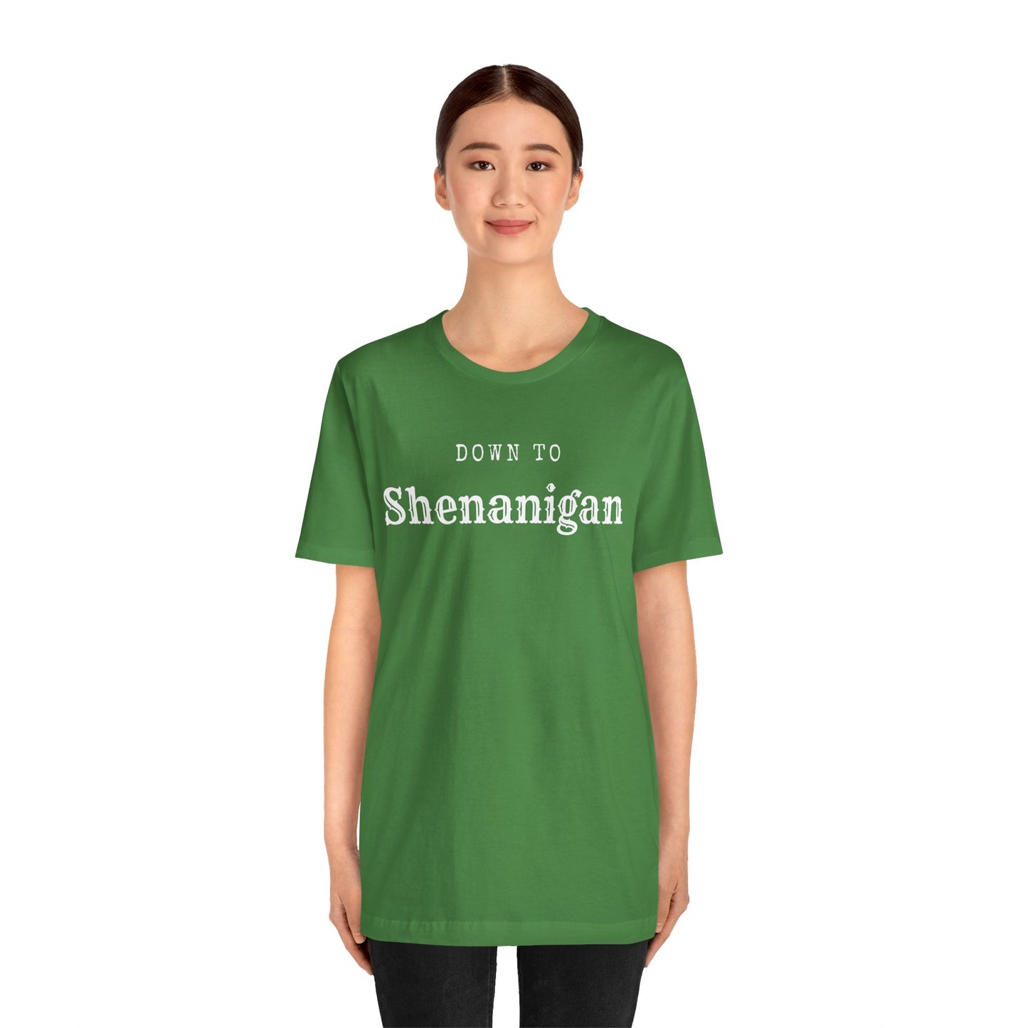 MoonShine Safari " Down to Shenanigan!" Unisex Jersey Short Sleeve Tee