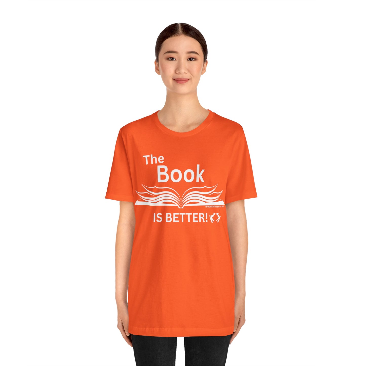 MoonShine Safari "The Book IS BETTER" Unisex Jersey Short Sleeve Tee