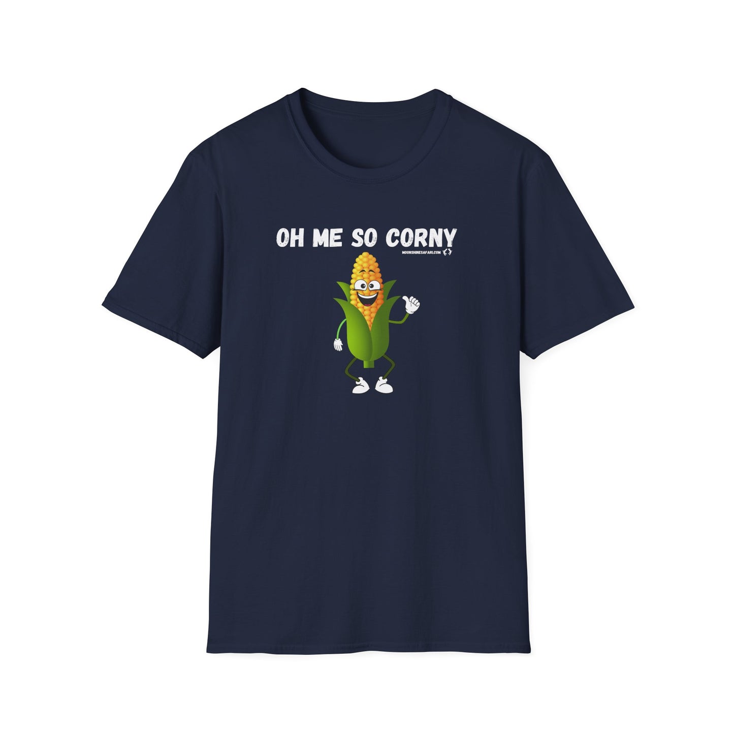 MoonShine Safari "Oh Me So Corny" Unisex Softstyle  Humor T-Shirt