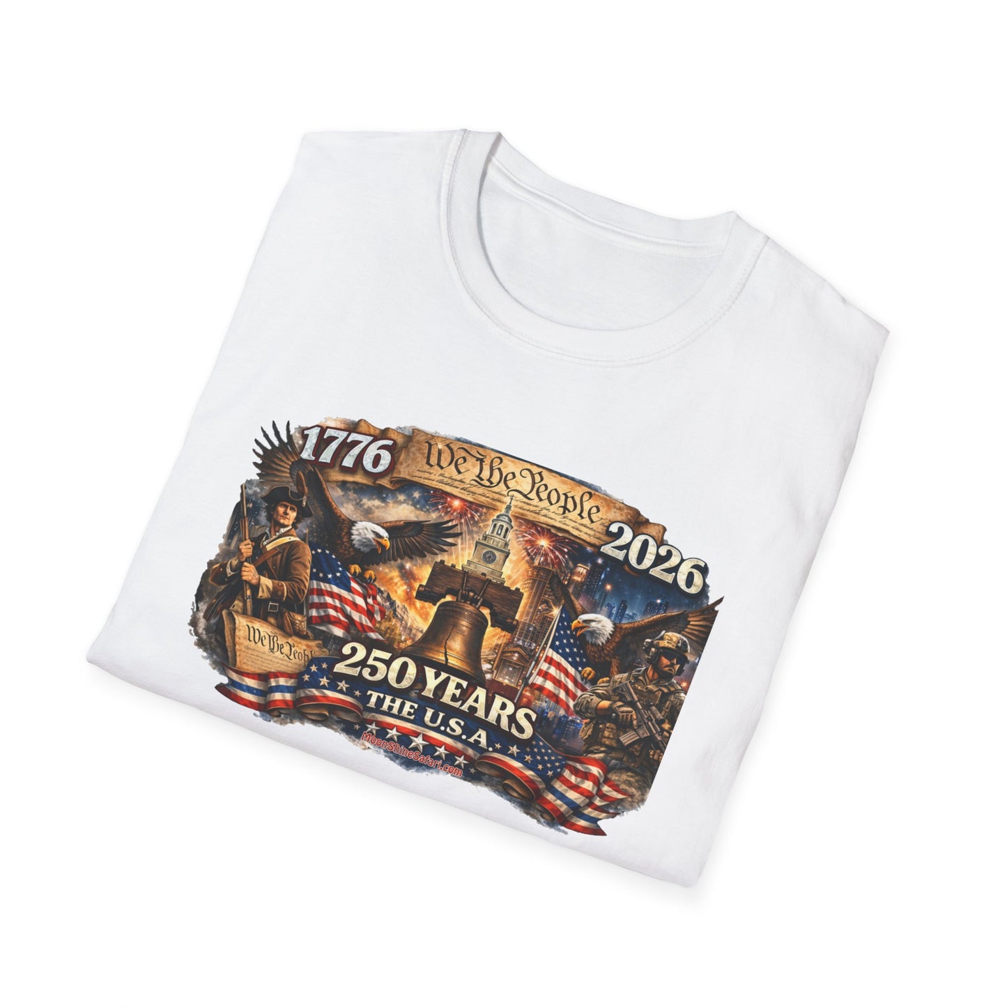 MoonShine Safari 250 Year USA Unisex Softstyle T-Shirt