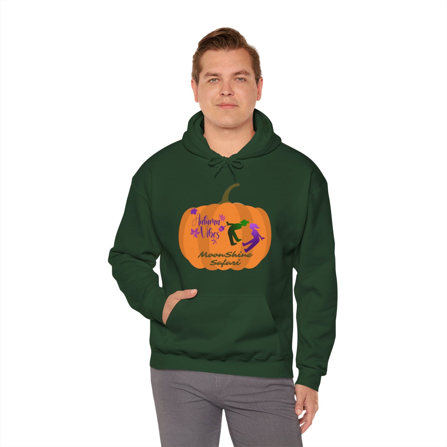 MoonShine Safari Autumn Vibes Unisex Heavy Blend™ Hooded Sweatshirt