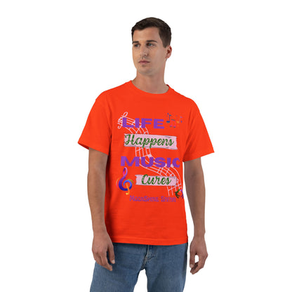 MoonShine Safari Music Cures Beefy-T®  Short-Sleeve T-Shirt