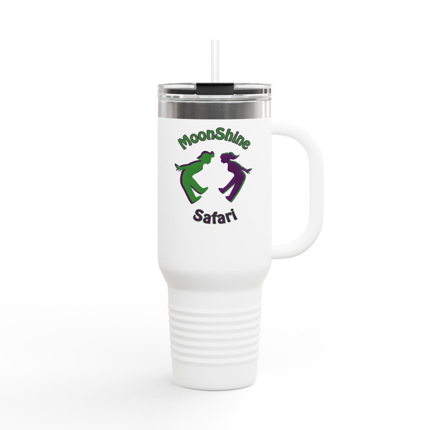 MoonShine Safari LOGO Insulated Travel Mug, 40oz