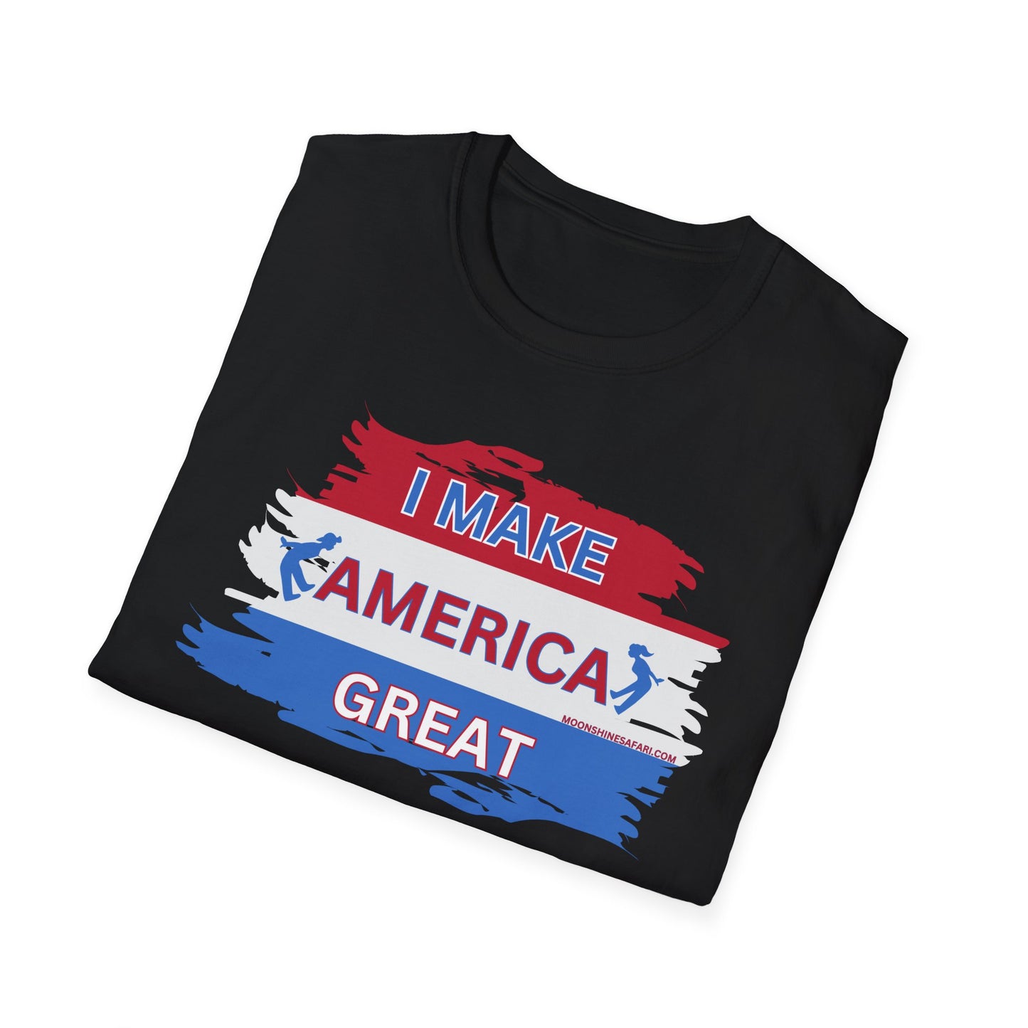 MoonShine Safari "I MAKE AMERICA GREAT" Unisex Softstyle T-Shirt