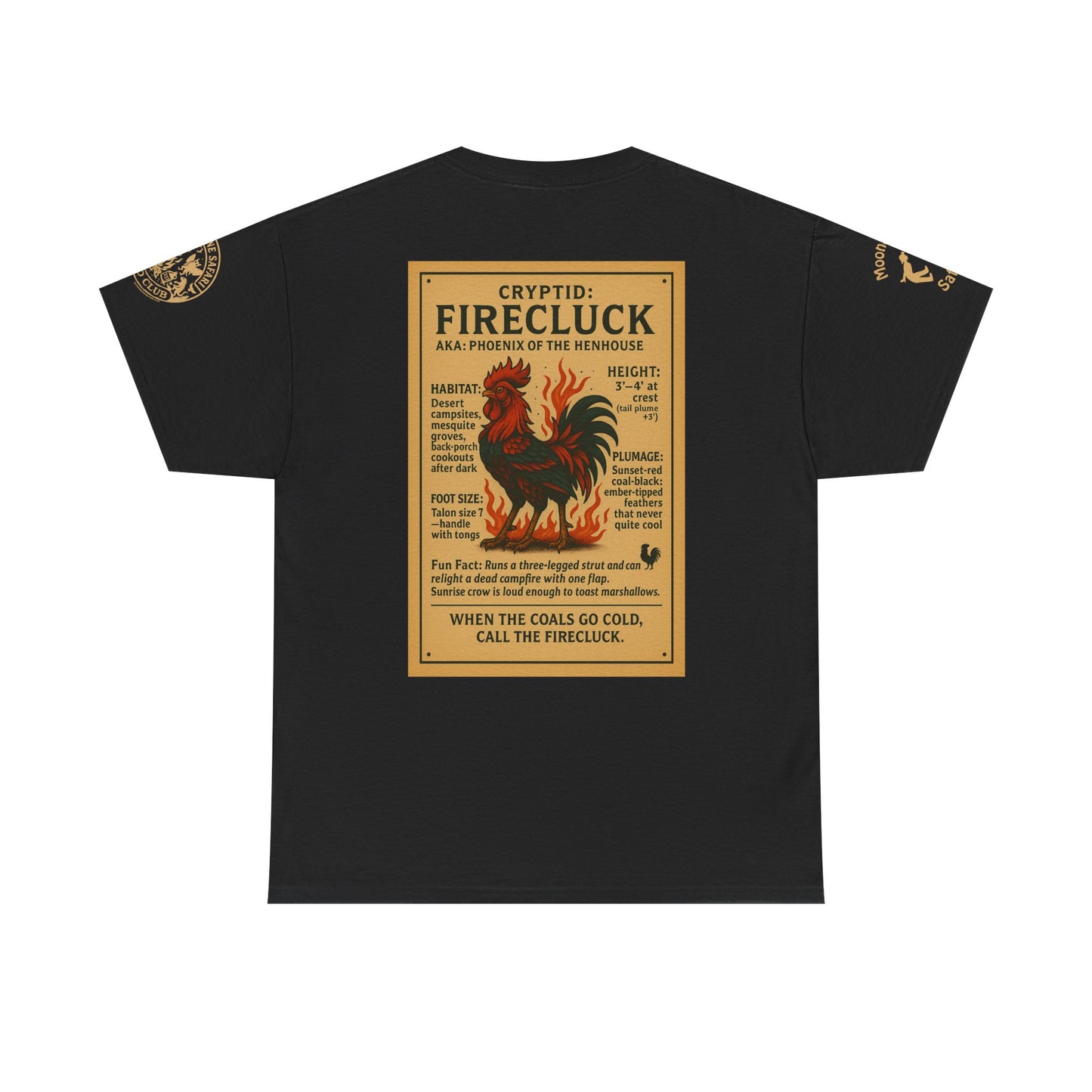MoonShine Safari Cryptid Club Collection {The Cluck} Unisex Heavy Cotton Tee