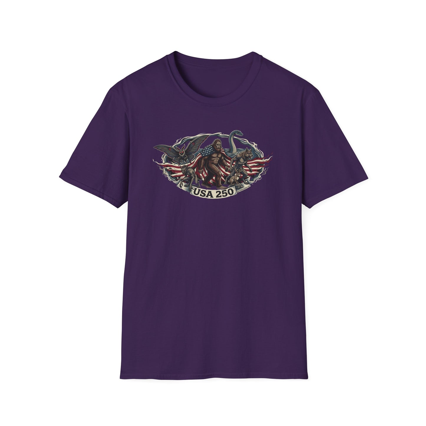 MoonShine Safari "USA 250- Cryptid Unisex Softstyle T-Shirt