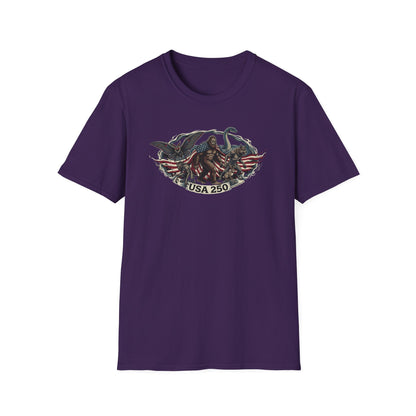 MoonShine Safari "USA 250- Cryptid Unisex Softstyle T-Shirt