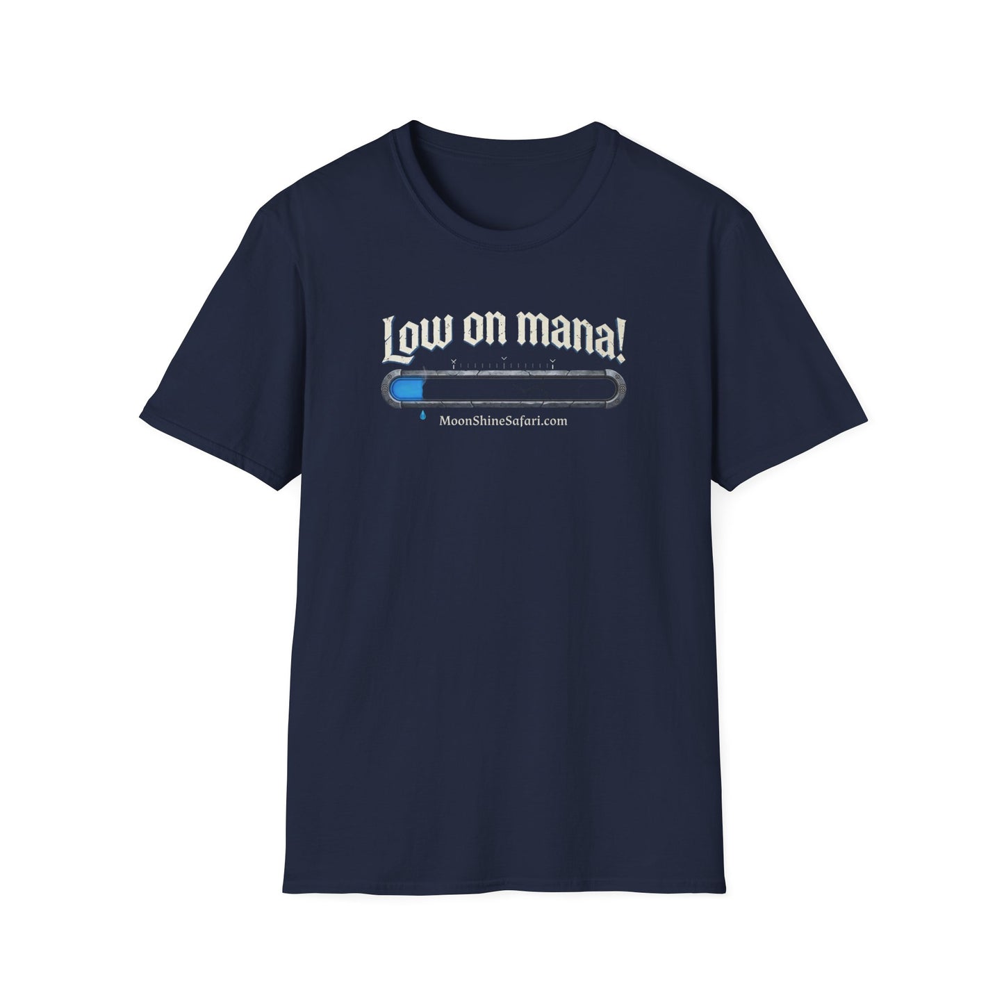 MoonShine Safari "Low On Mana!" Unisex Softstyle T-Shirt
