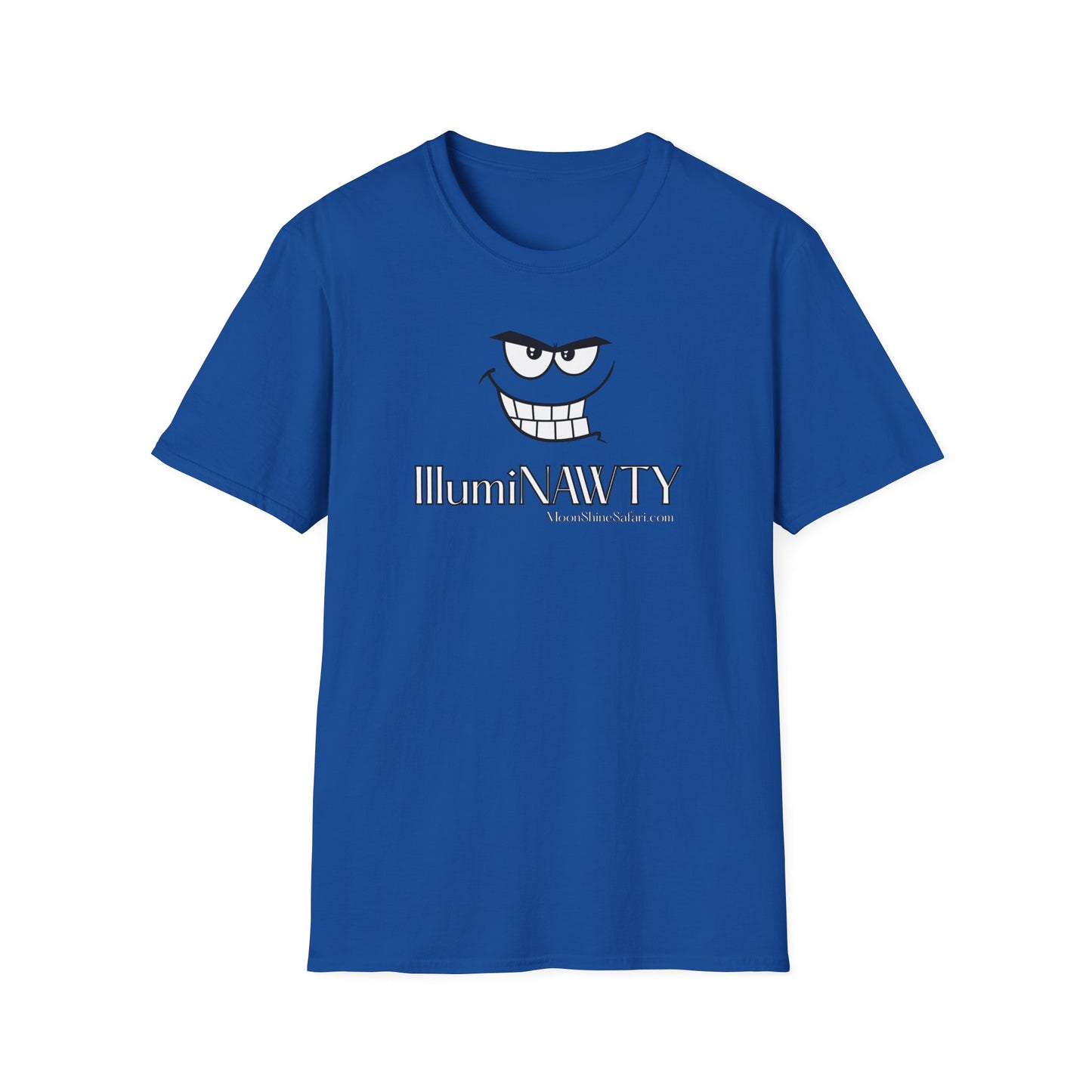 MoonShine Safari "IllumiNAWTY" Unisex Softstyle Humor T-Shirt