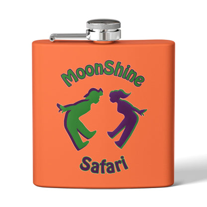 MoonShine Safari Stainless Steel Flask, 6oz