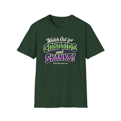 MoonShine Safari "Cryptids & Skanks" Unisex Softstyle T-Shirt