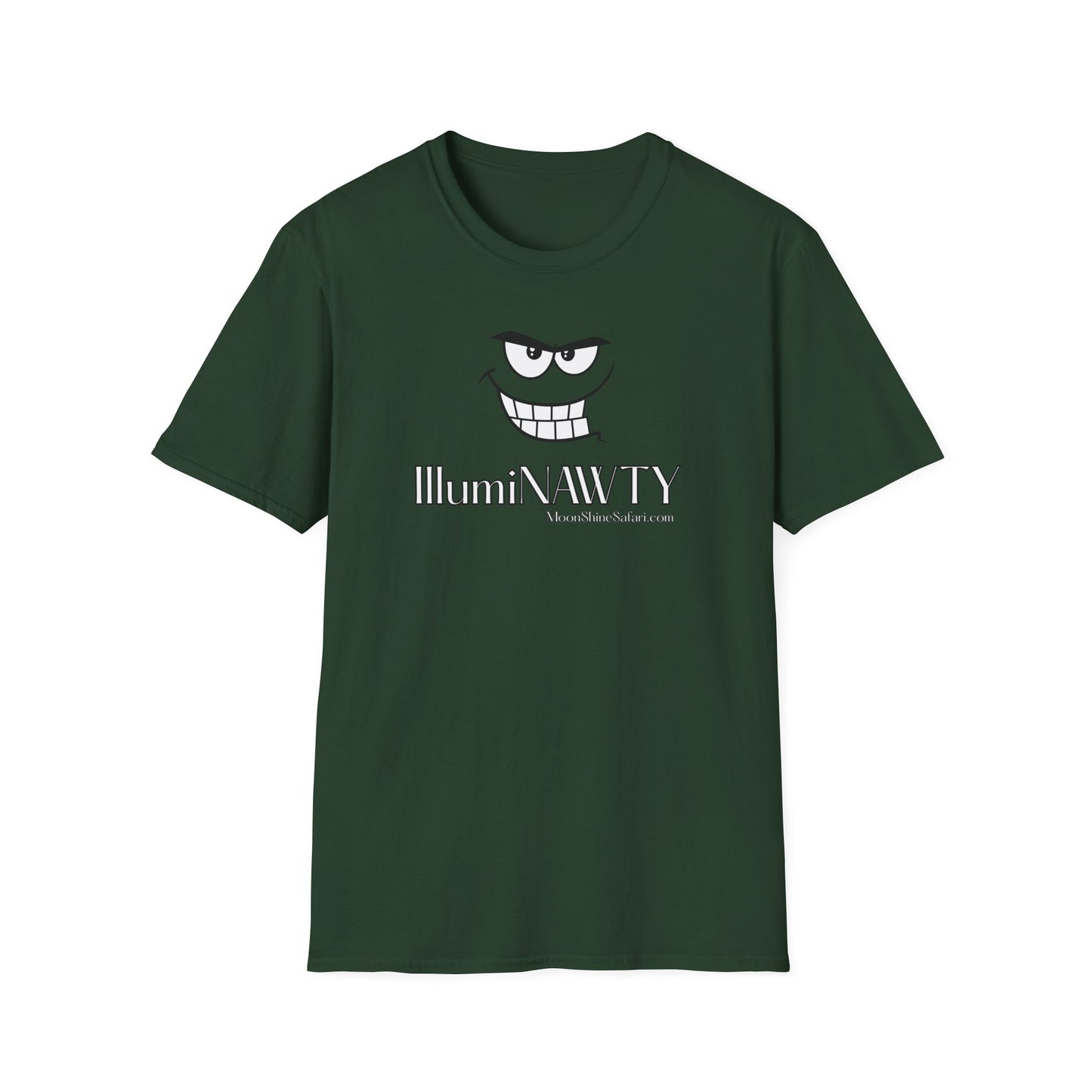 MoonShine Safari "IllumiNAWTY" Unisex Softstyle Humor T-Shirt