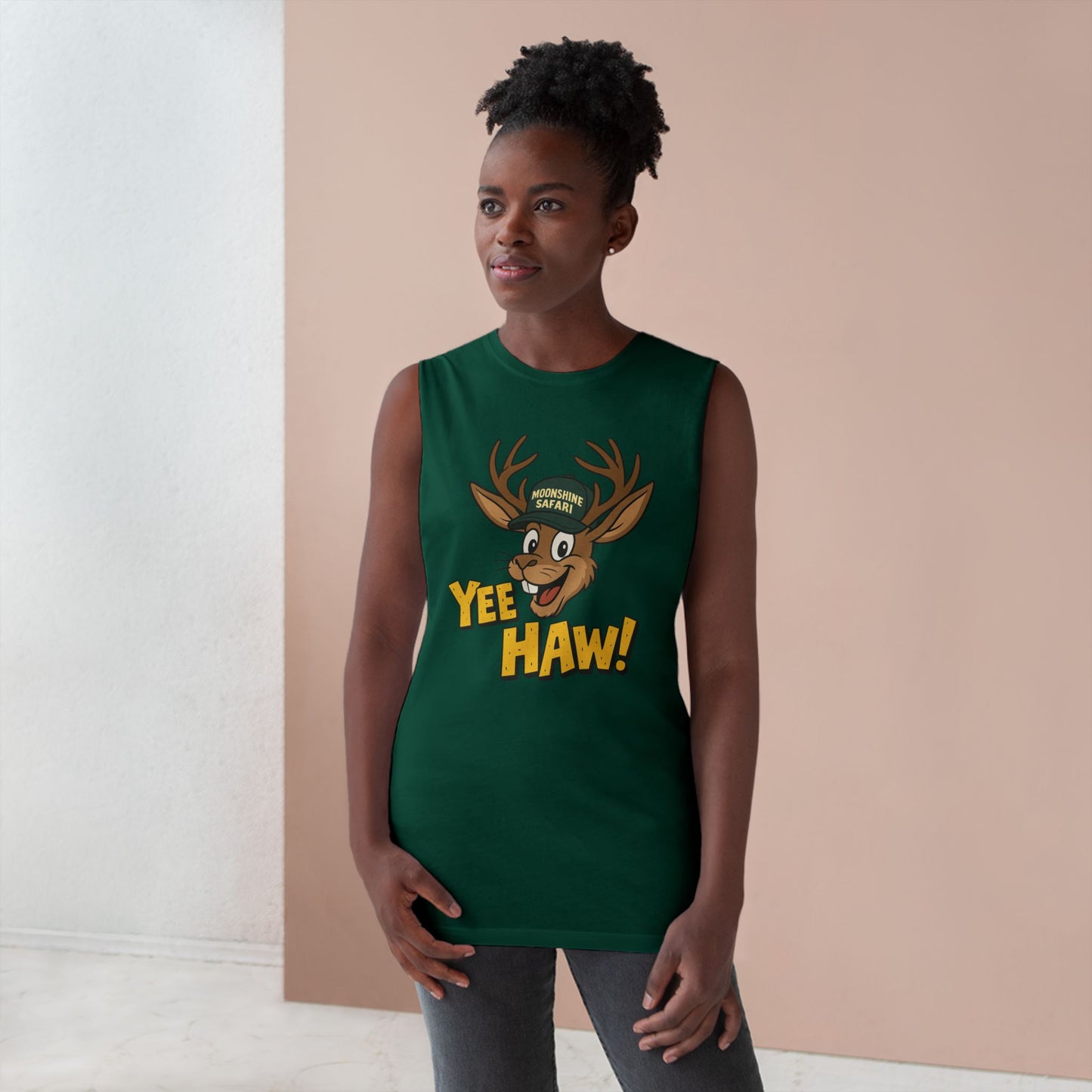 MoonShine Safari "YeeHaw Jack" Unisex Barnard Tank
