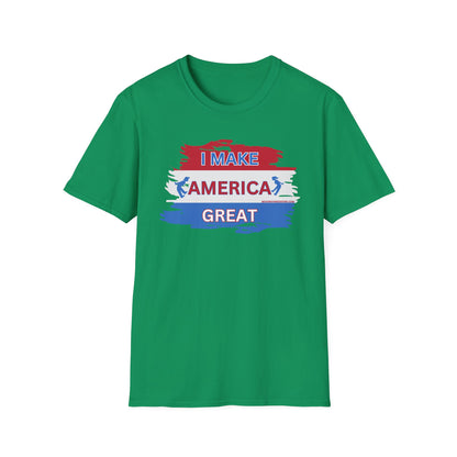 MoonShine Safari "I MAKE AMERICA GREAT" Unisex Softstyle T-Shirt