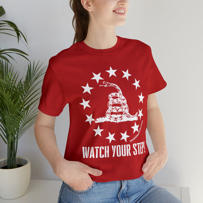 MoonShine Safar Watch Your Step Unisex Jersey Short Sleeve Tee