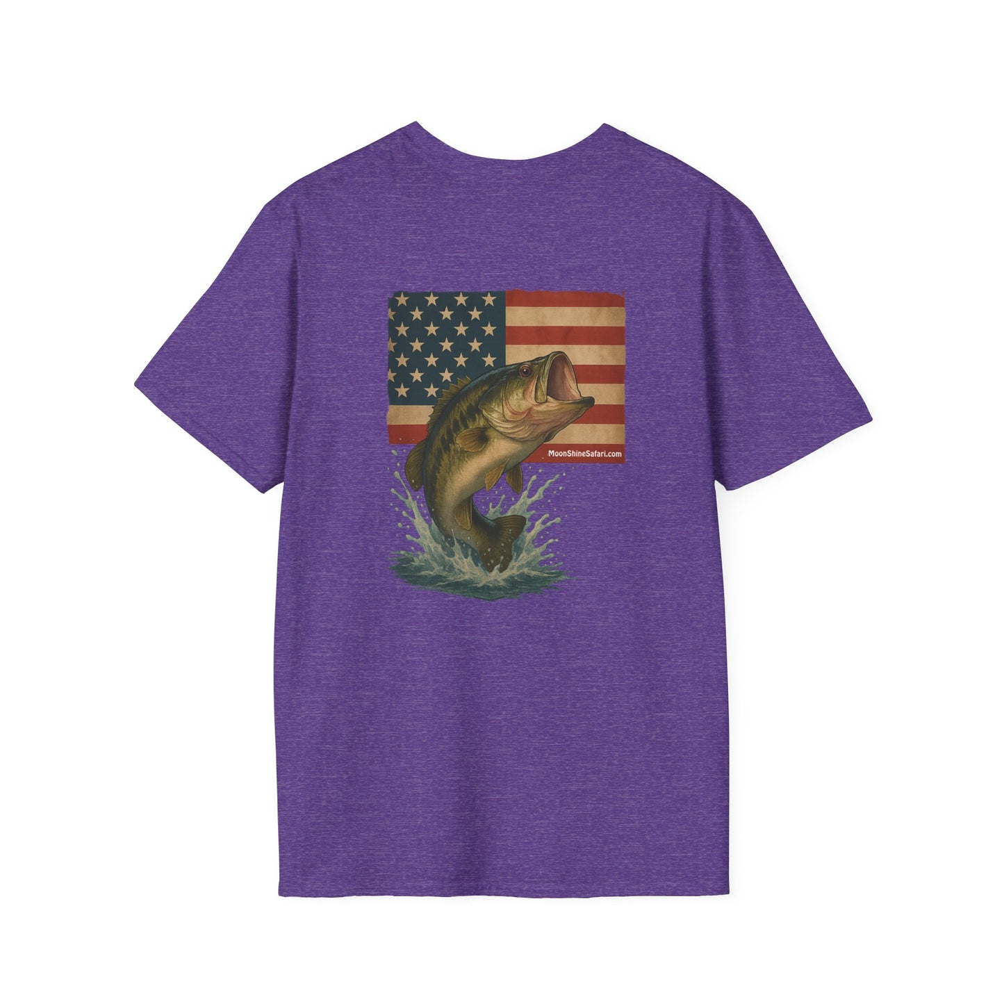 MoonShine Safari "American Bass" Unisex Softstyle T-Shirt