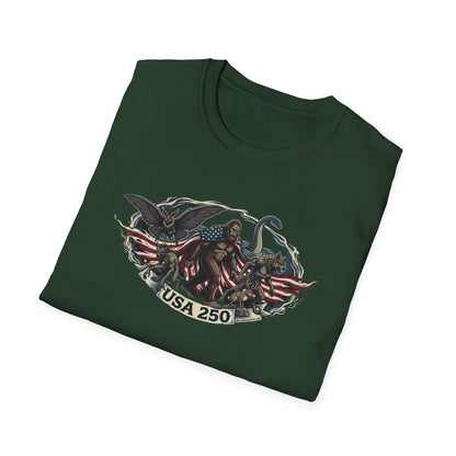 MoonShine Safari "USA 250- Cryptid Unisex Softstyle T-Shirt
