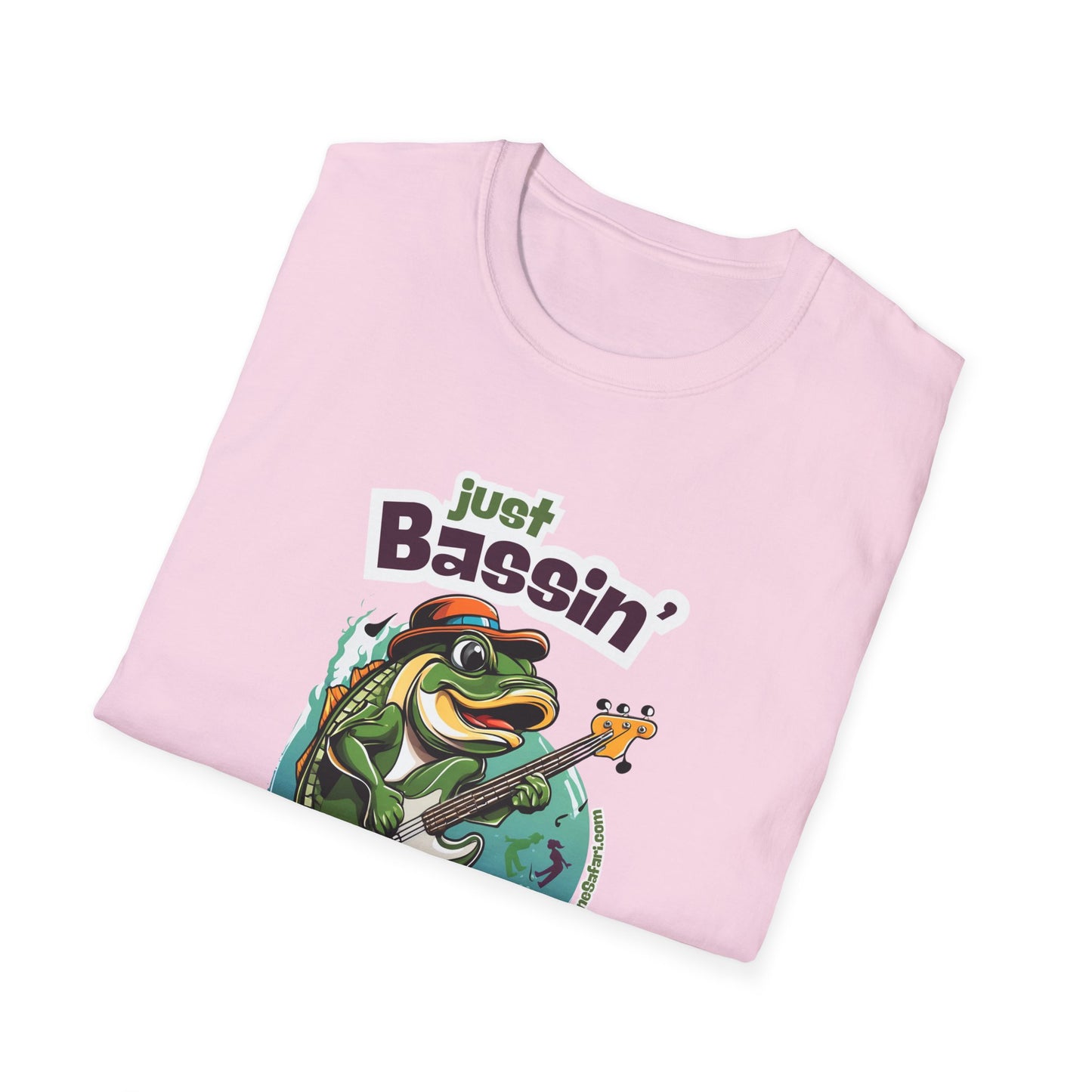 MoonShine Safari "Just Bassin" Unisex Softstyle T-Shirt