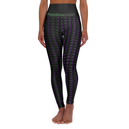 MoonShine Safari Logo High Waisted Yoga Leggings (AOP)