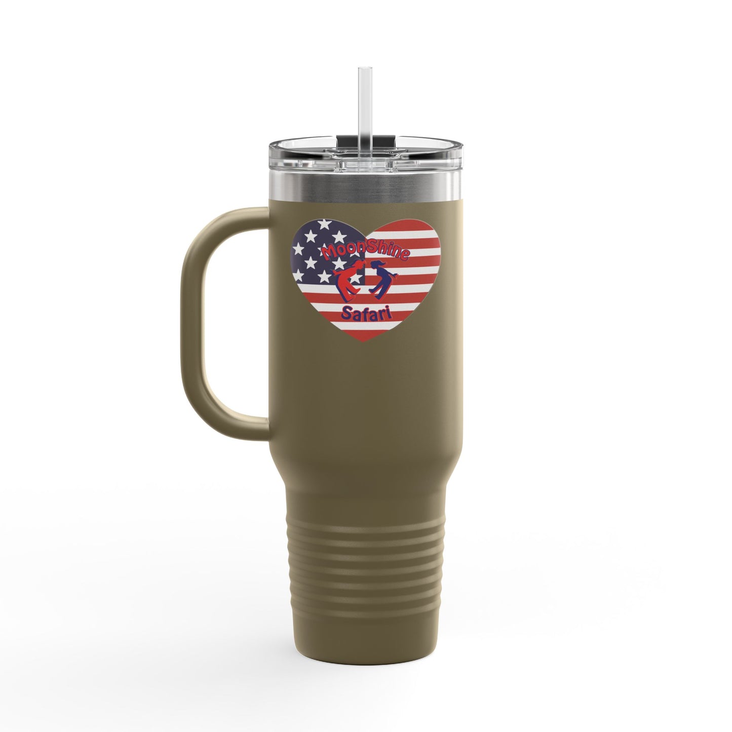 MoonShine Safari "American Pride" Insulated Travel Mug, 40oz