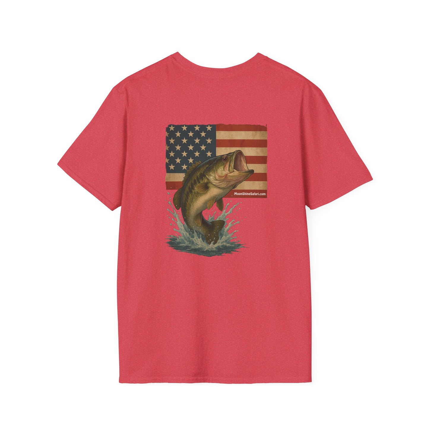 MoonShine Safari "American Bass" Unisex Softstyle T-Shirt