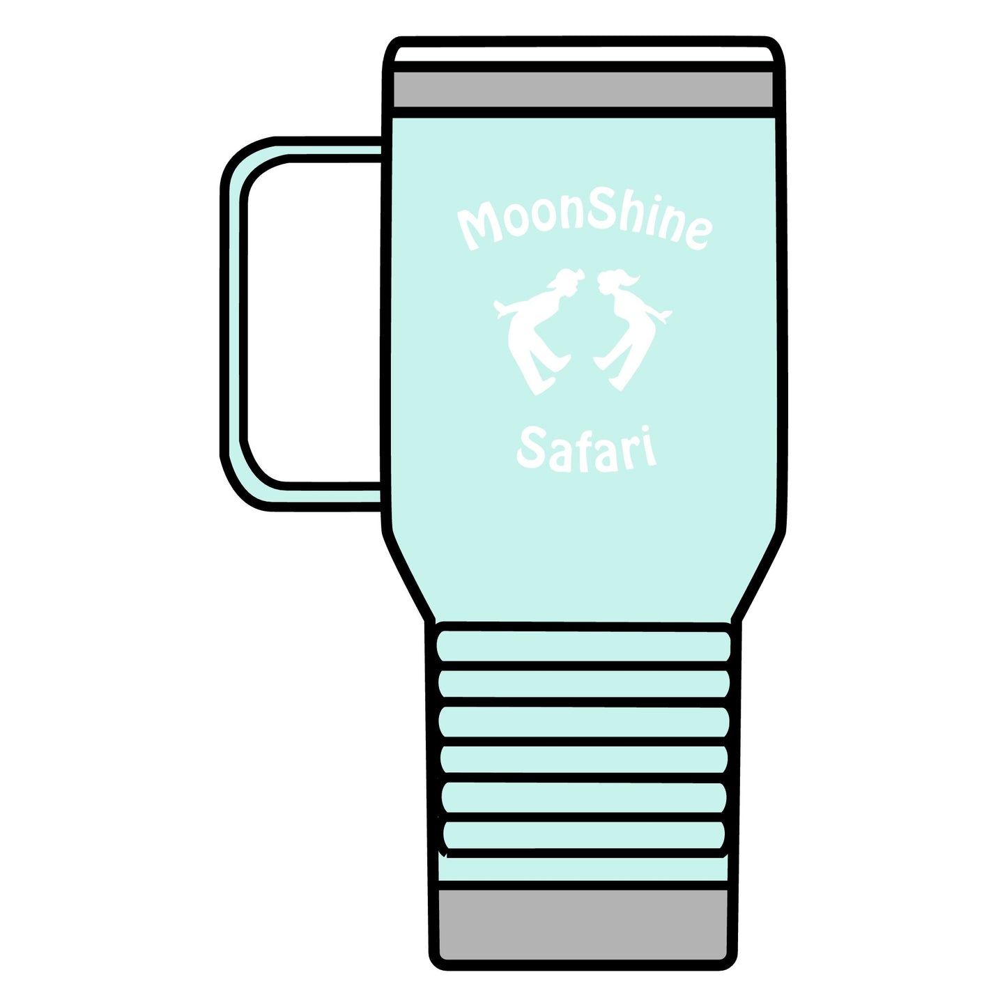 MoonShine Safari Logo Travel Mug, 20oz