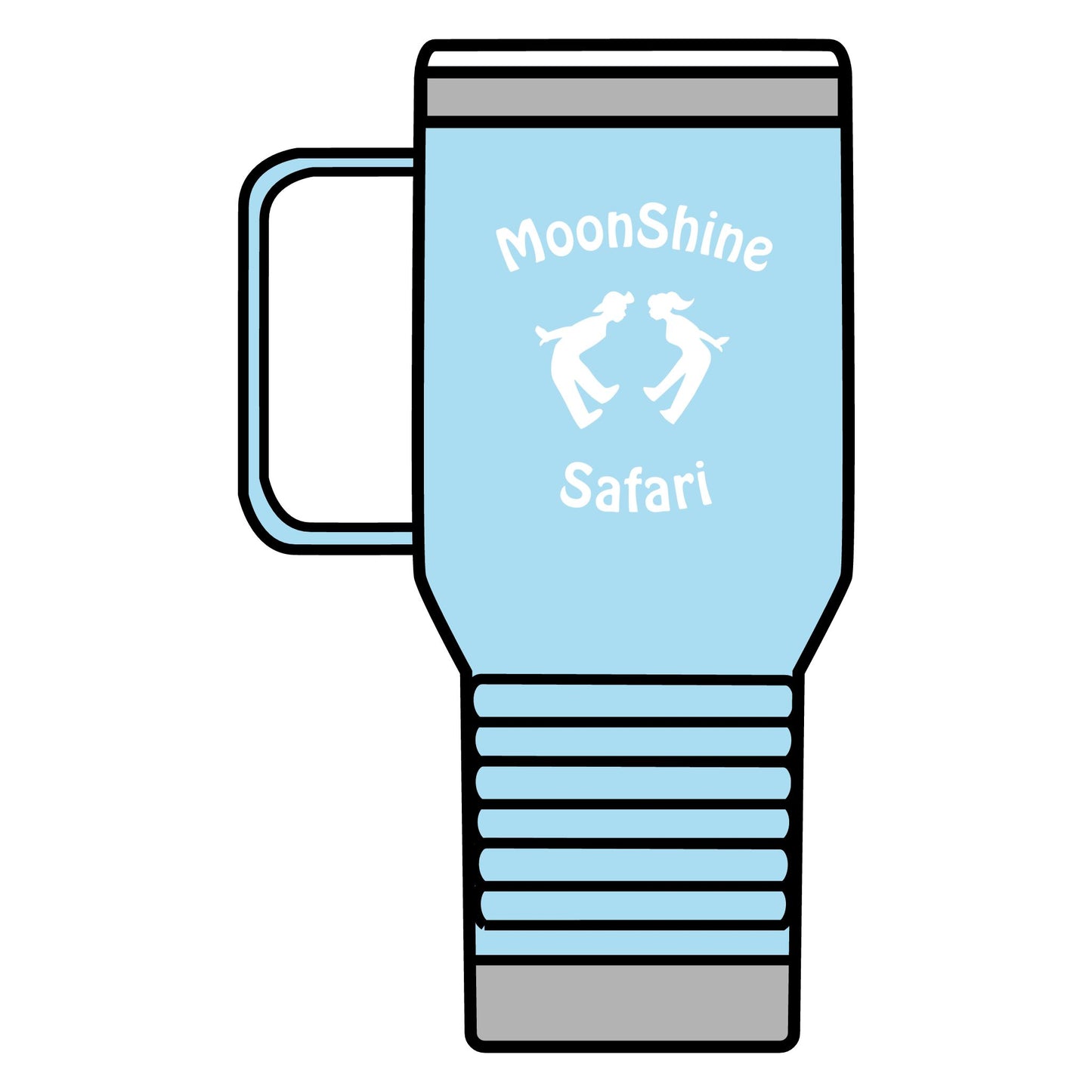MoonShine Safari Logo Travel Mug, 20oz