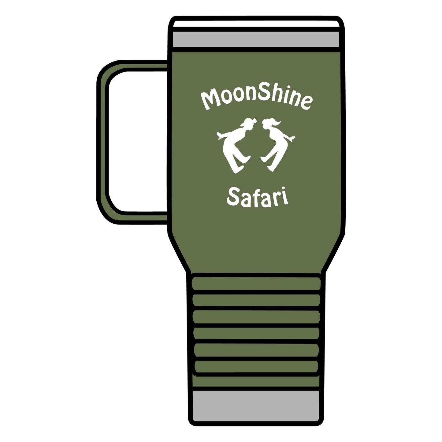 MoonShine Safari Logo Travel Mug, 20oz