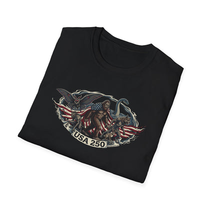 MoonShine Safari "USA 250- Cryptid Unisex Softstyle T-Shirt