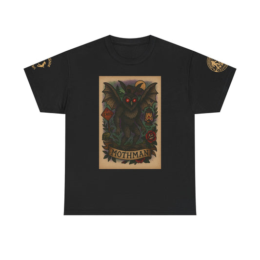 MoonShine Safari Cryptid Club Collection [MothMan] Unisex Heavy Cotton Tee
