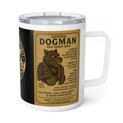 MoonShine Safari Cryptid Cup Collection [DogMan] Insulated Coffee Mug, 10oz