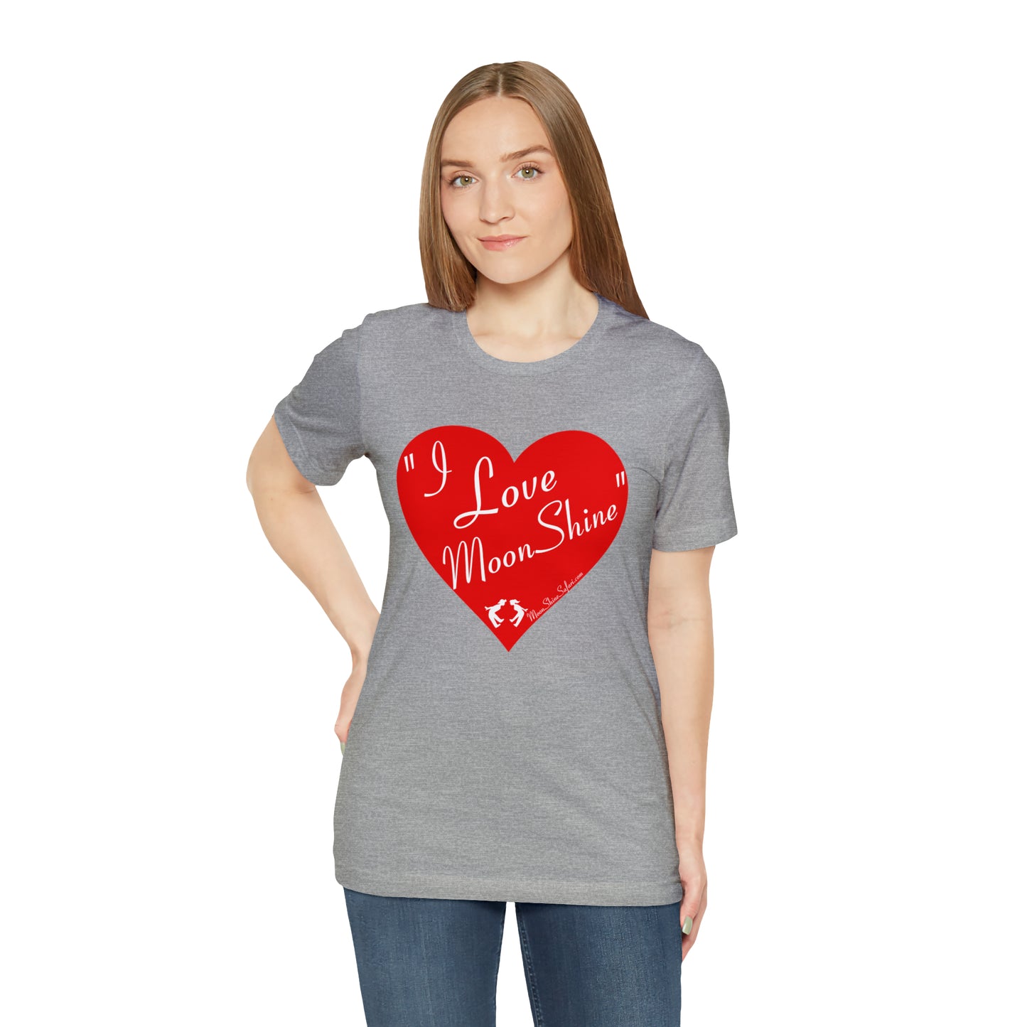 MoonShine Safari I Love MoonShine Unisex Jersey Short Sleeve Tee