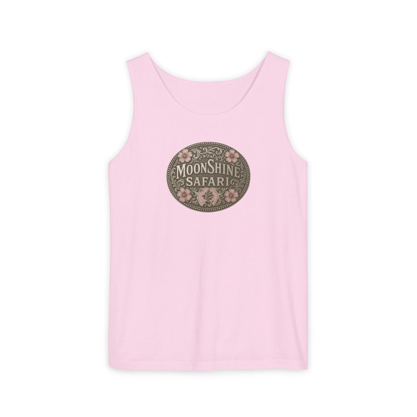 MoonShine Safari Women's Beltbuckle Unisex Garment-Dyed Tank Top